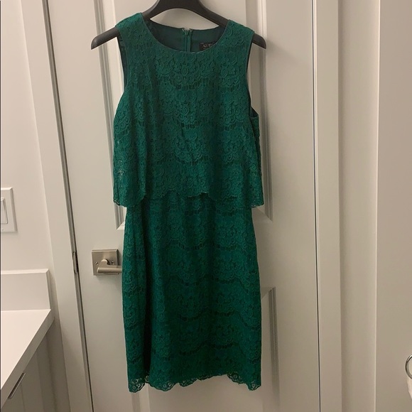 Armani Jeans brand new Green Lace Layered dress - Picture 6 of 6
